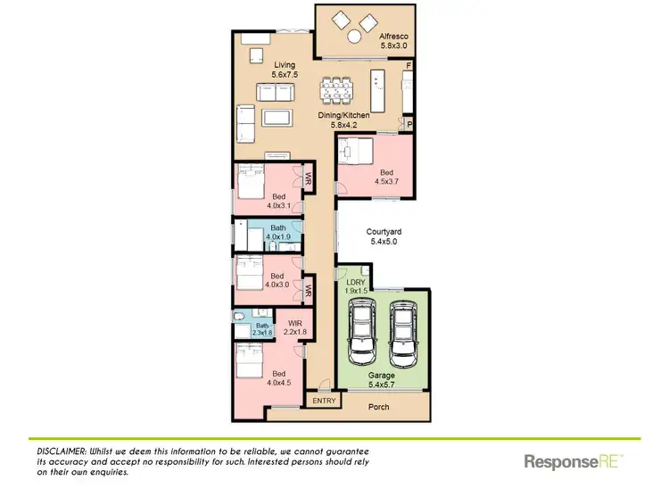 Floorplan of Homely house listing, 15 Rowland Place, Jordan Springs NSW 2747