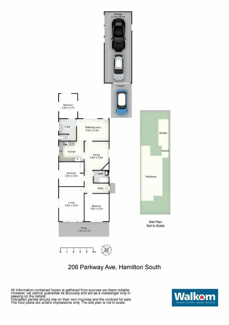 Floorplan of Homely house listing, 206 Parkway Avenue, Hamilton South NSW 2303