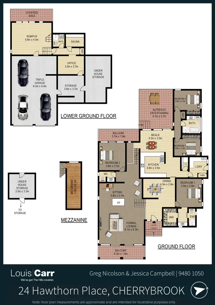Floorplan of Homely house listing, 24 Hawthorn Place, Cherrybrook NSW 2126
