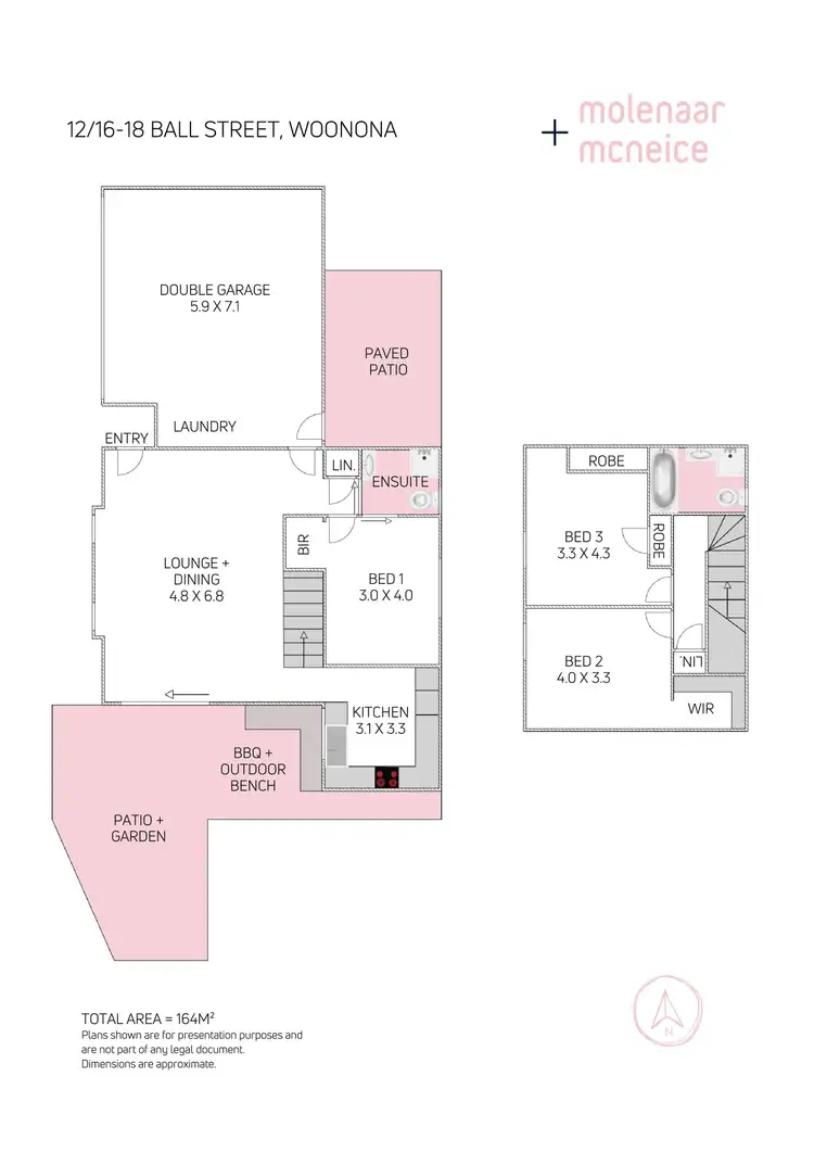 Floorplan of Homely townhouse listing, 12/16 Ball Street, Woonona NSW 2517