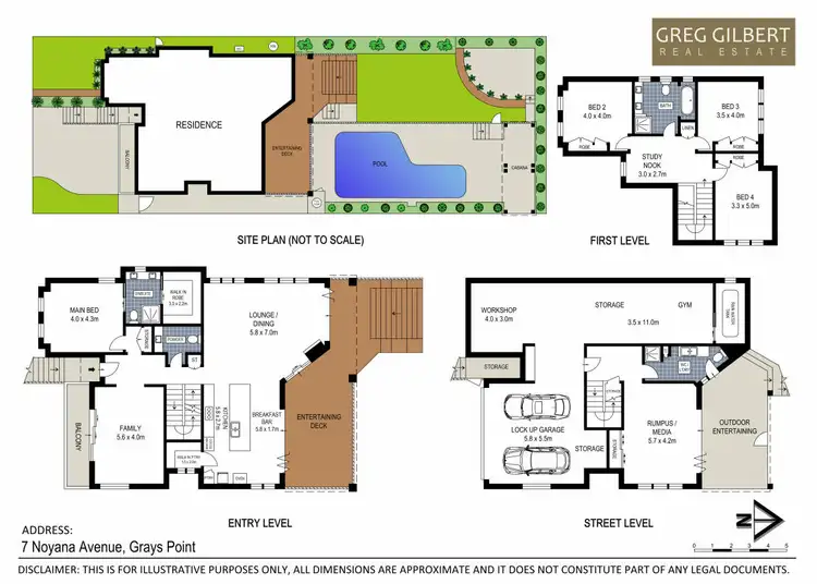 Floorplan of Homely house listing, 7 Noyana Avenue, Grays Point NSW 2232