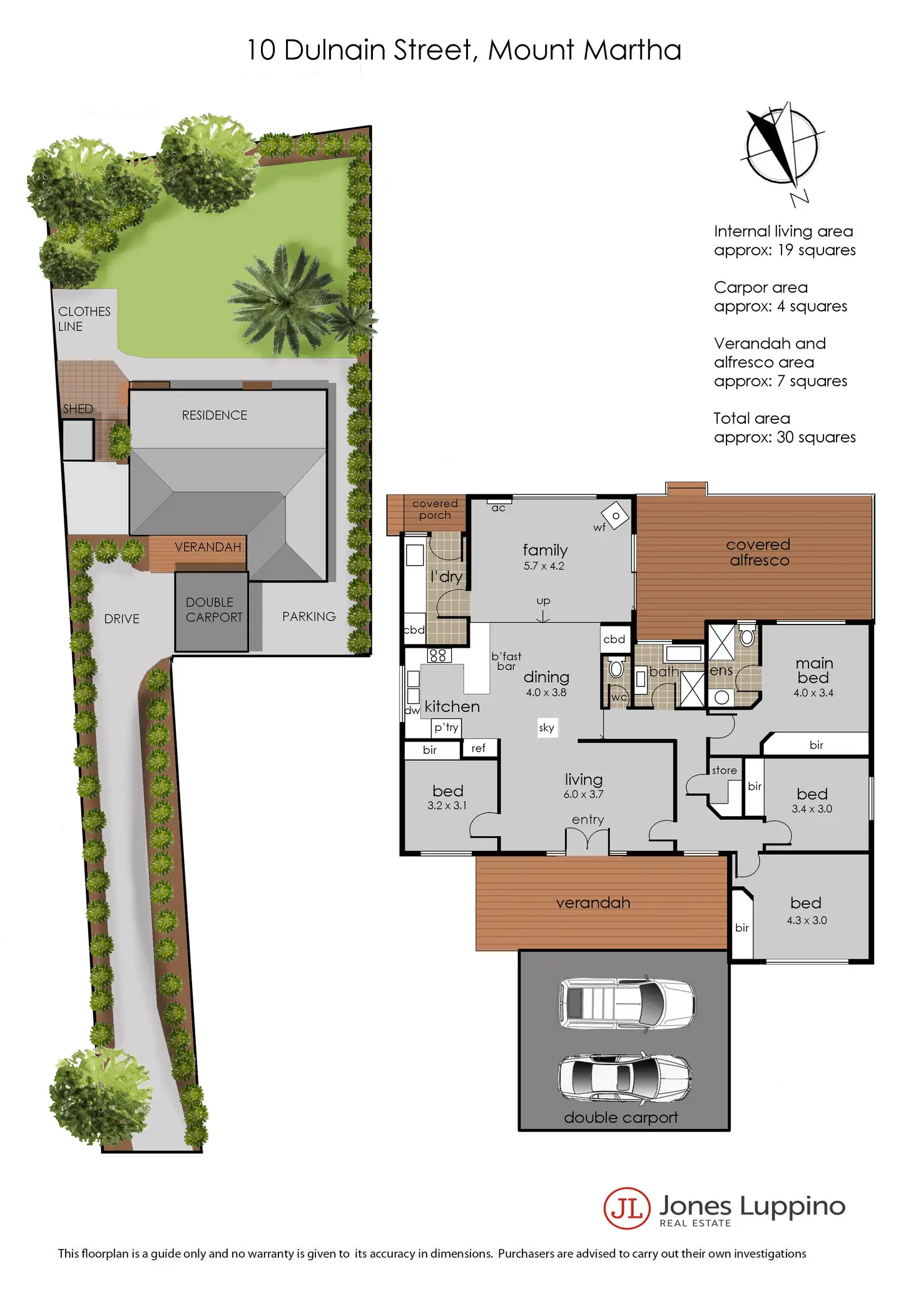 Floorplan of Homely house listing, 10 Dulnain Street, Mount Martha VIC 3934