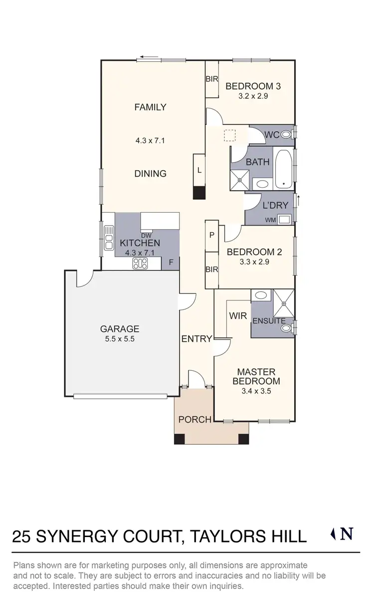 Floorplan of Homely house listing, 25 Synergy Court, Taylors Hill VIC 3037