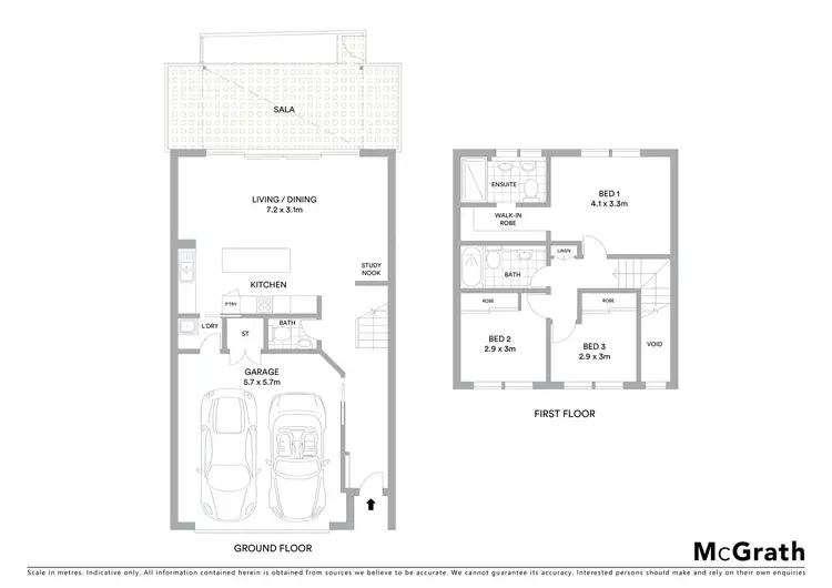 Floorplan of Homely townhouse listing, 14/2 Keppel Street, Meridan Plains QLD 4551