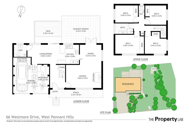 Floorplan of Homely house listing, 66 Westmore Drive, West Pennant Hills NSW 2125