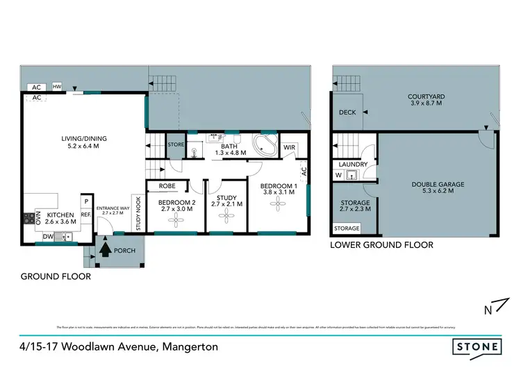 Floorplan of Homely townhouse listing, 4/15-17 Woodlawn Avenue, Mangerton NSW 2500