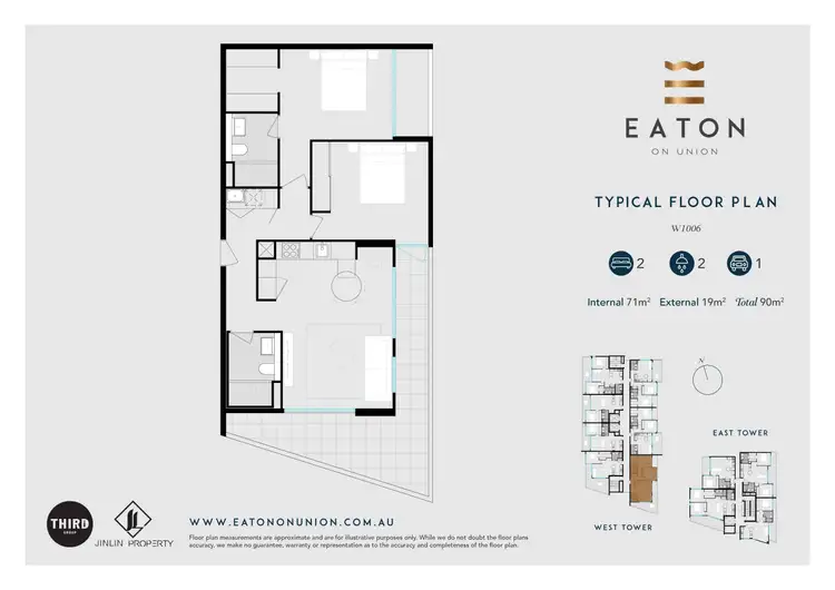 Floorplan of Homely apartment listing, Level Lot 102/1006/1 Union Street, Wickham NSW 2293