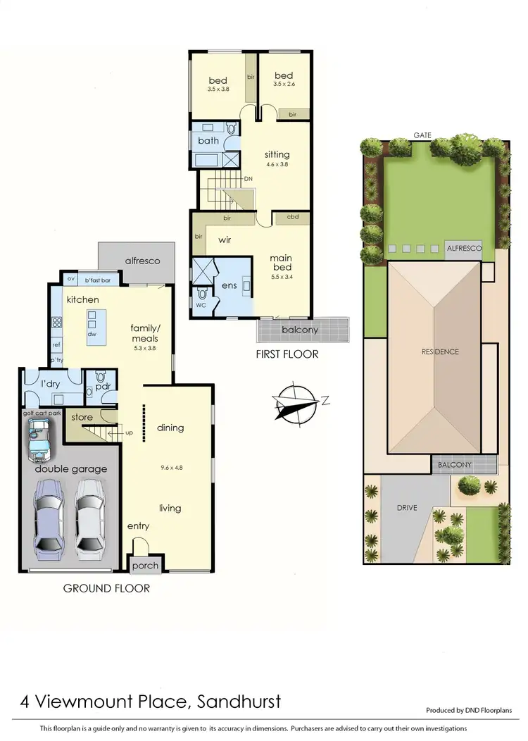 Floorplan of Homely house listing, 4 Viewmount Place, Sandhurst VIC 3977