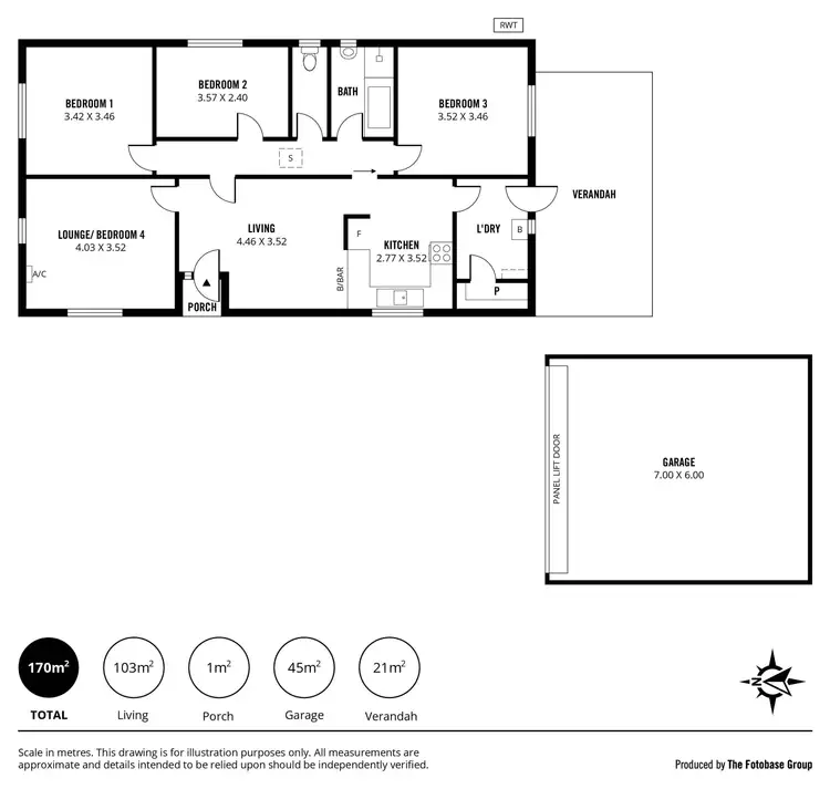 Floorplan of Homely house listing, 9 Kentwood Drive, Paralowie SA 5108