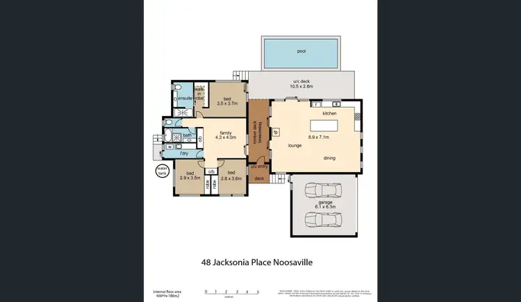 Floorplan of Homely house listing, 48 Jacksonia Place, Noosaville QLD 4566