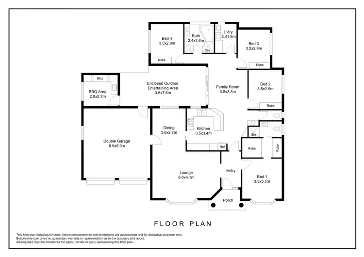 Floorplan of Homely house listing, 18 Lake View Avenue, Port Lincoln SA 5606