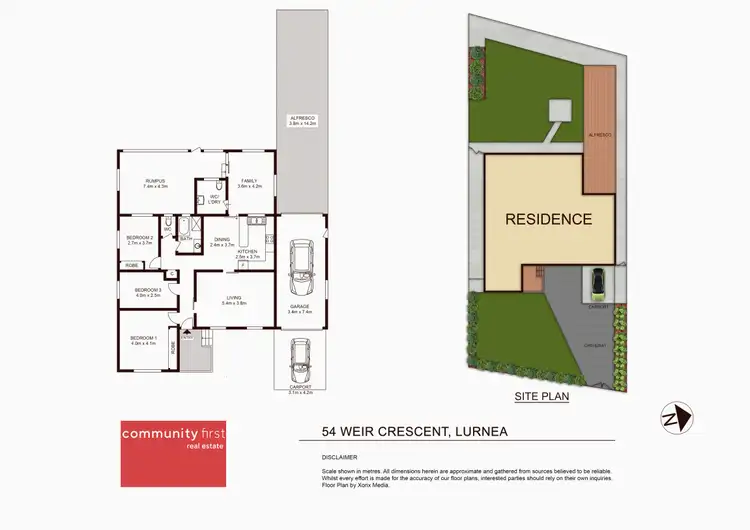 Floorplan of Homely house listing, 54 Weir Crescent, Lurnea NSW 2170