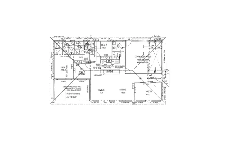 Floorplan of Homely house listing, 1 Hoffman Close, White Rock QLD 4868