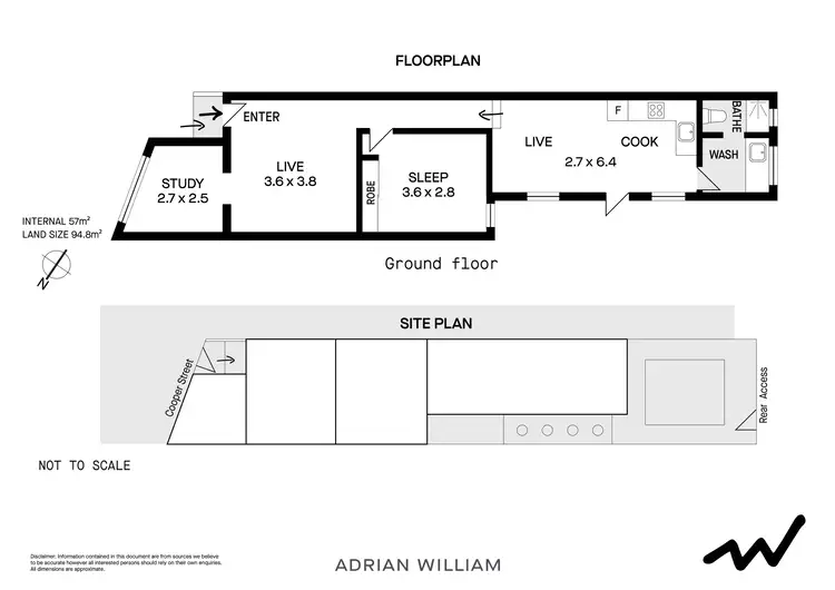 Floorplan of Homely house listing, 7 Cooper Street, Redfern NSW 2016
