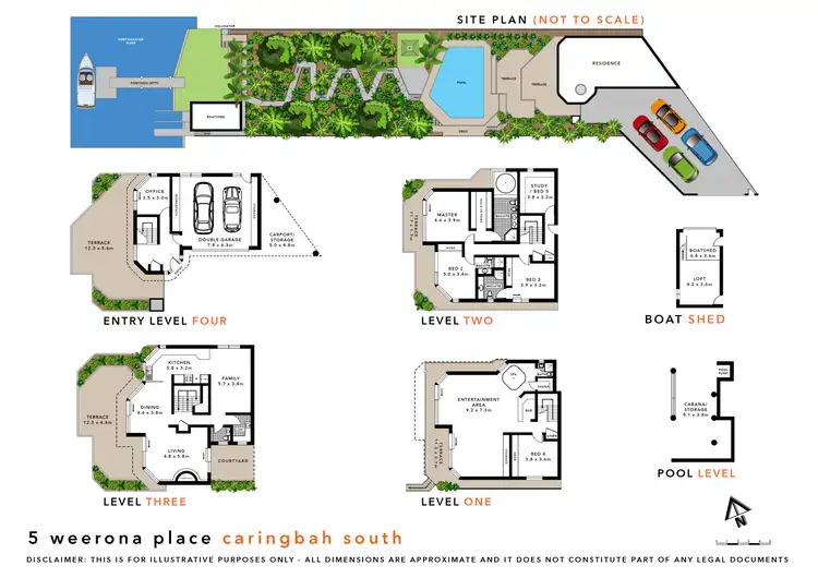 Floorplan of Homely house listing, 5 Weerona Place, Caringbah South NSW 2229