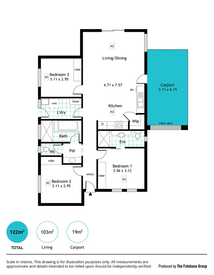 Floorplan of Homely house listing, 15A Fetlar Avenue, Marion SA 5043