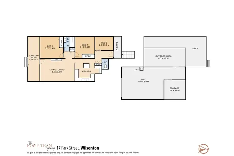 Floorplan of Homely house listing, 17 Park Street, Wilsonton QLD 4350