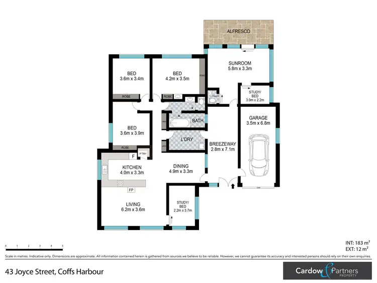 Floorplan of Homely house listing, 43 Joyce Street, Coffs Harbour NSW 2450