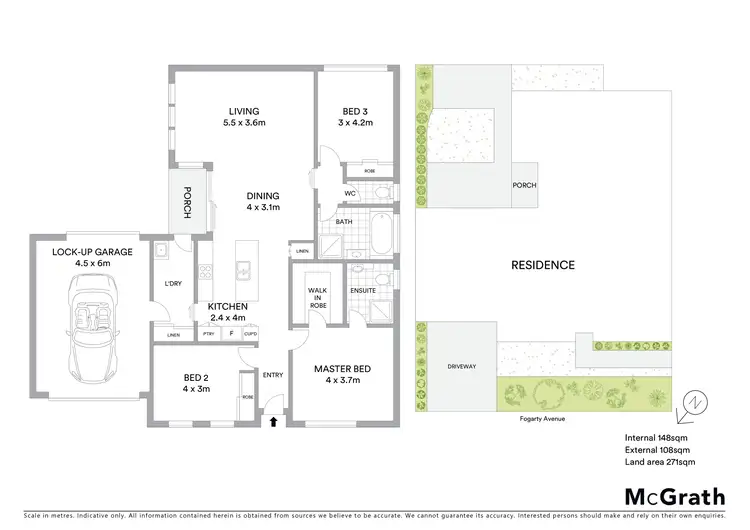 Floorplan of Homely unit listing, 1/86 Fogarty Avenue, Highton VIC 3216
