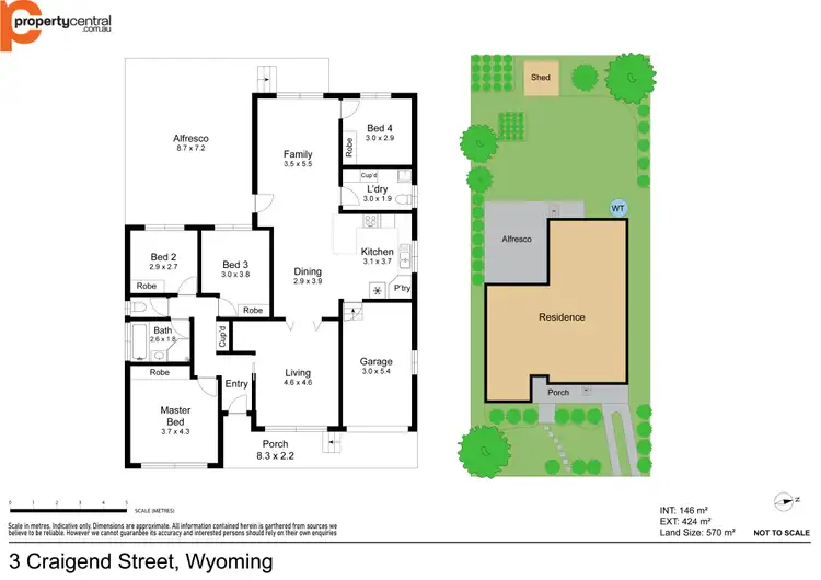 Floorplan of Homely house listing, 3 Craigend Street, Wyoming NSW 2250