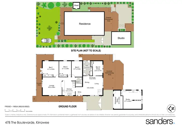 Floorplan of Homely house listing, 478 The Boulevarde, Kirrawee NSW 2232
