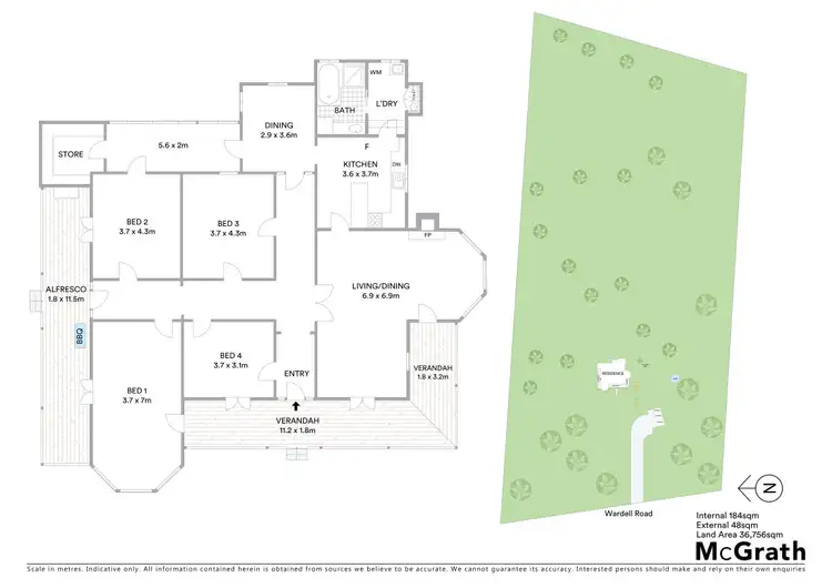 Floorplan of Homely rural property listing, 1155 Wardell Road, Wardell NSW 2477