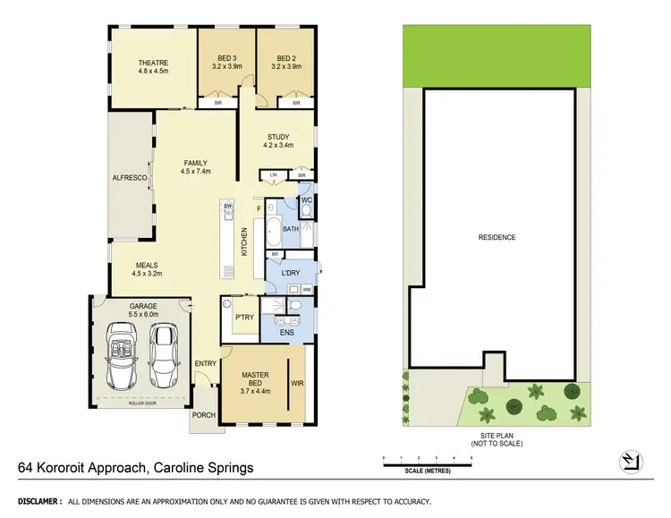 Floorplan of Homely house listing, 64 Kororoit Approach, Caroline Springs VIC 3023