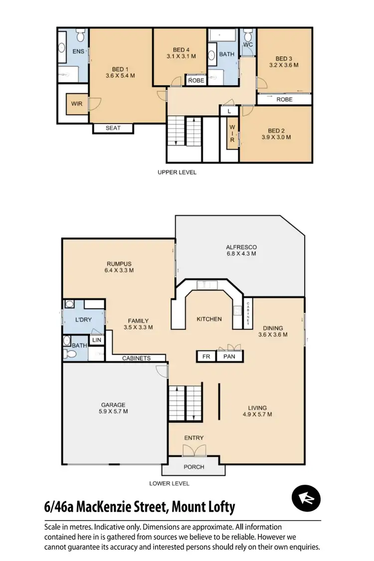 Floorplan of Homely house listing, House 6/46A Mackenzie Street, Mount Lofty QLD 4350