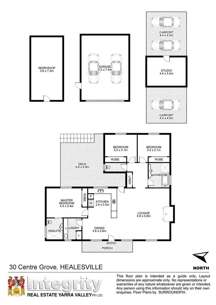 Floorplan of Homely house listing, 30 Centre Grove, Healesville VIC 3777