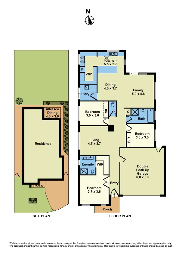 Floorplan of Homely house listing, 4 Brooker Court, Sunshine North VIC 3020