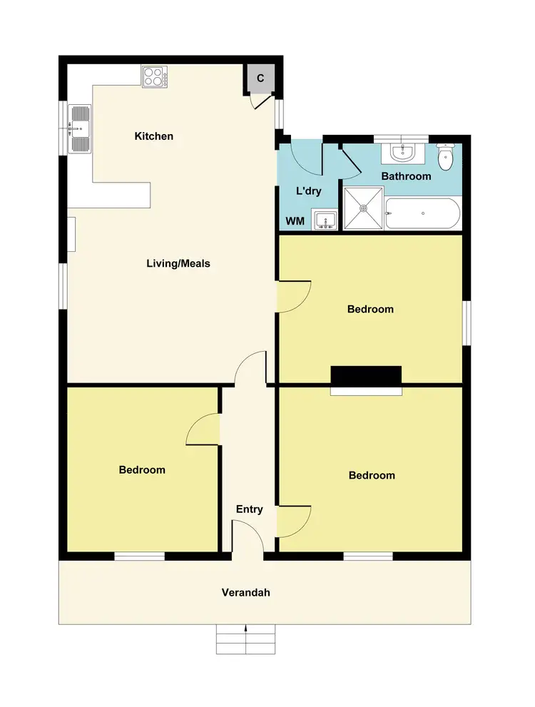 Floorplan of Homely house listing, 307 Havelock Street, Soldiers Hill VIC 3350