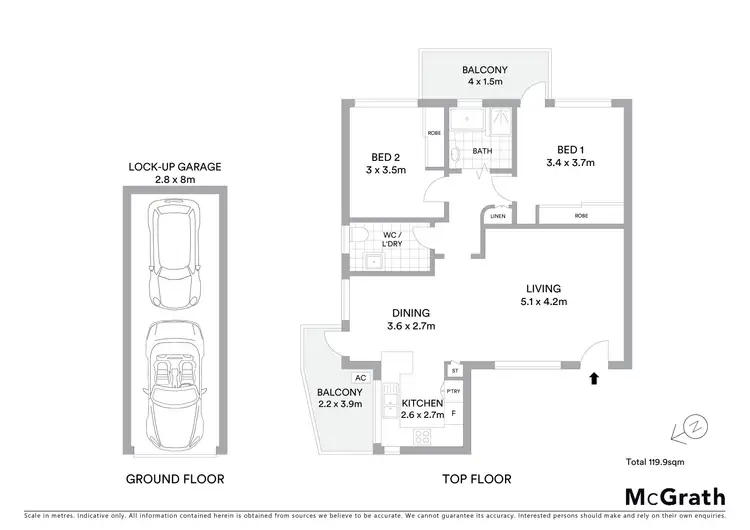 Floorplan of Homely unit listing, 11/24 Crawford Road, Brighton-Le-Sands NSW 2216