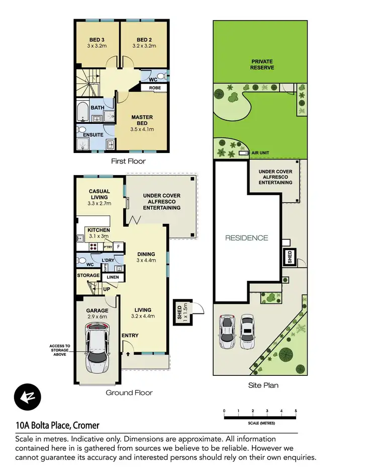 Floorplan of Homely house listing, 10A Bolta Place, Cromer NSW 2099