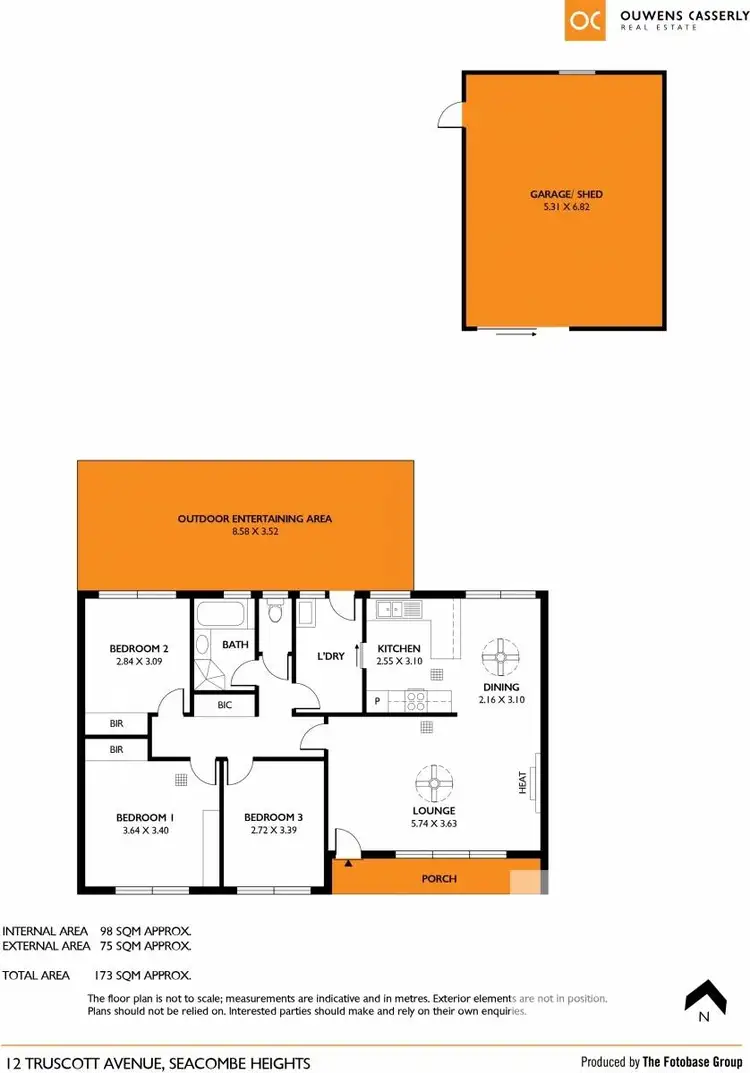 Floorplan of Homely house listing, 12 Truscott Avenue, Seacombe Heights SA 5047