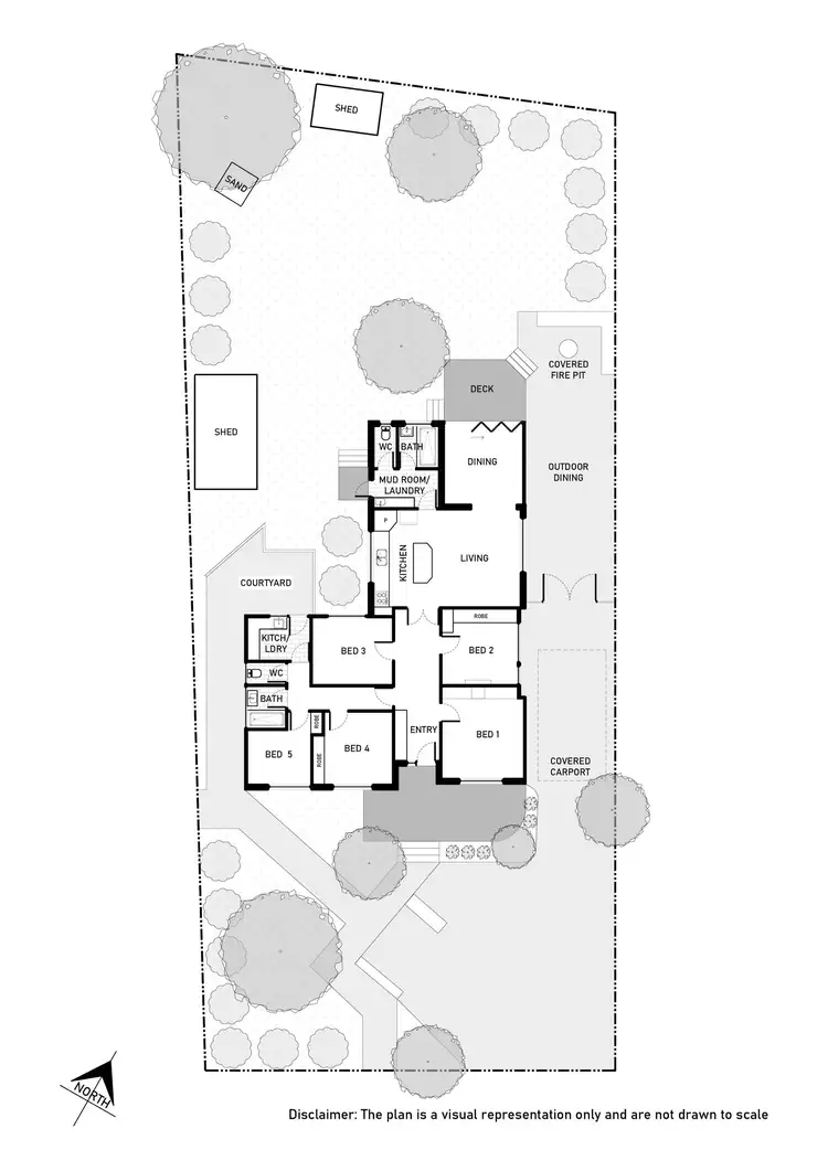Floorplan of Homely house listing, 176 Goyder Street, Narrabundah ACT 2604