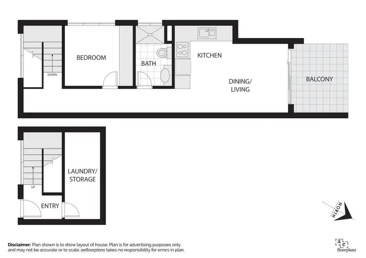 Floorplan of Homely townhouse listing, 1/90 Blacket Street, Downer ACT 2602