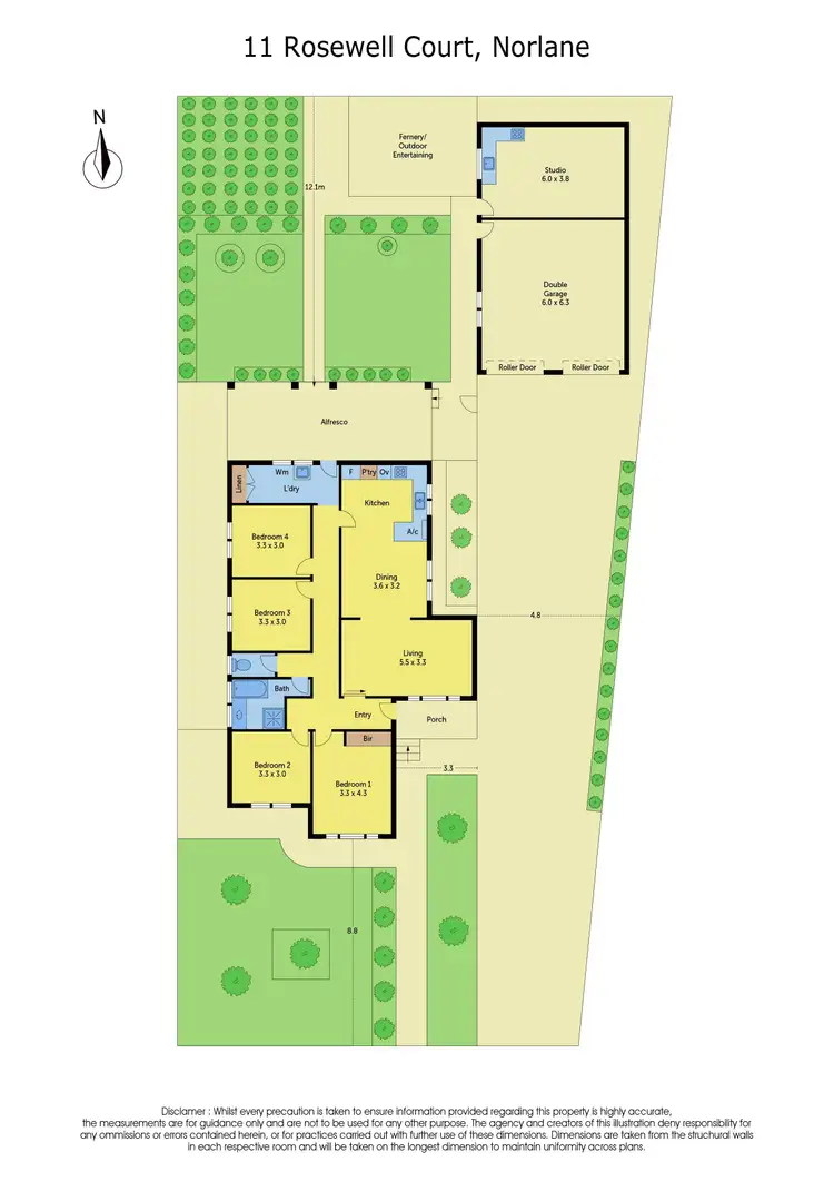 Floorplan of Homely house listing, 11 Rosewell Court, Norlane VIC 3214