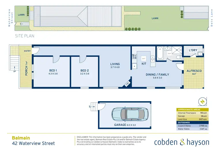 Floorplan of Homely house listing, 42 Waterview Street, Balmain NSW 2041