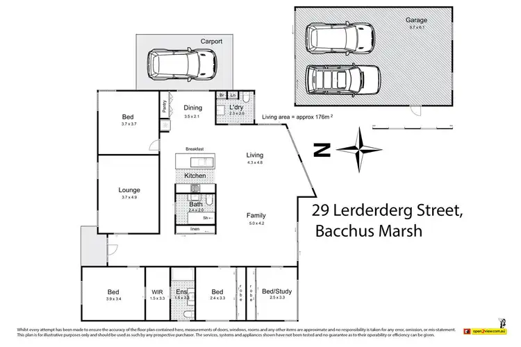Floorplan of Homely house listing, 29 Lerderderg Street, Bacchus Marsh VIC 3340