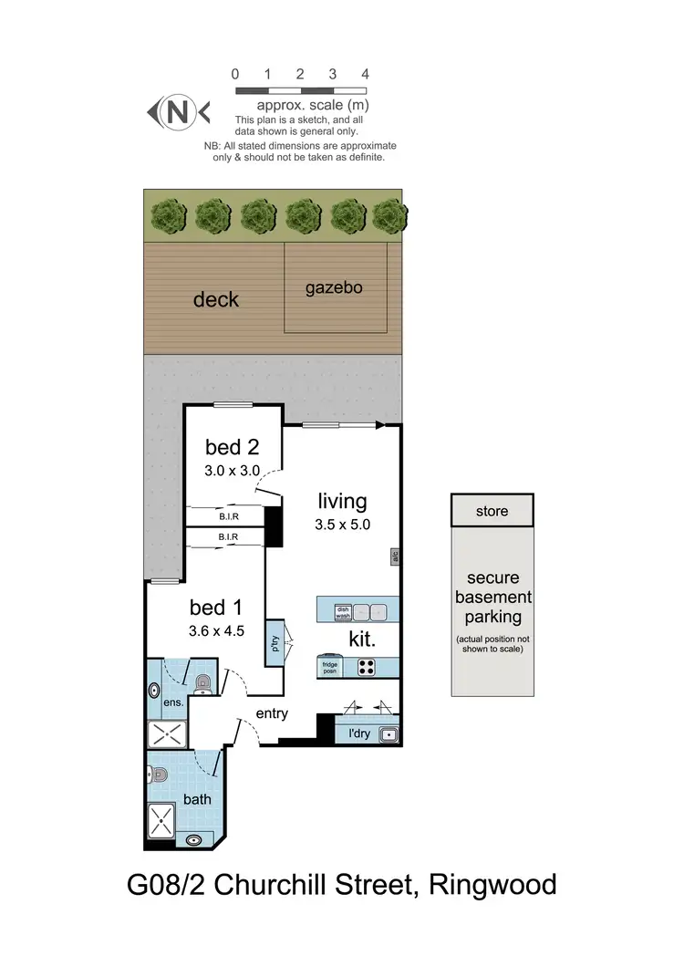 Floorplan of Homely apartment listing, 8/2 Churchill Street, Ringwood VIC 3134