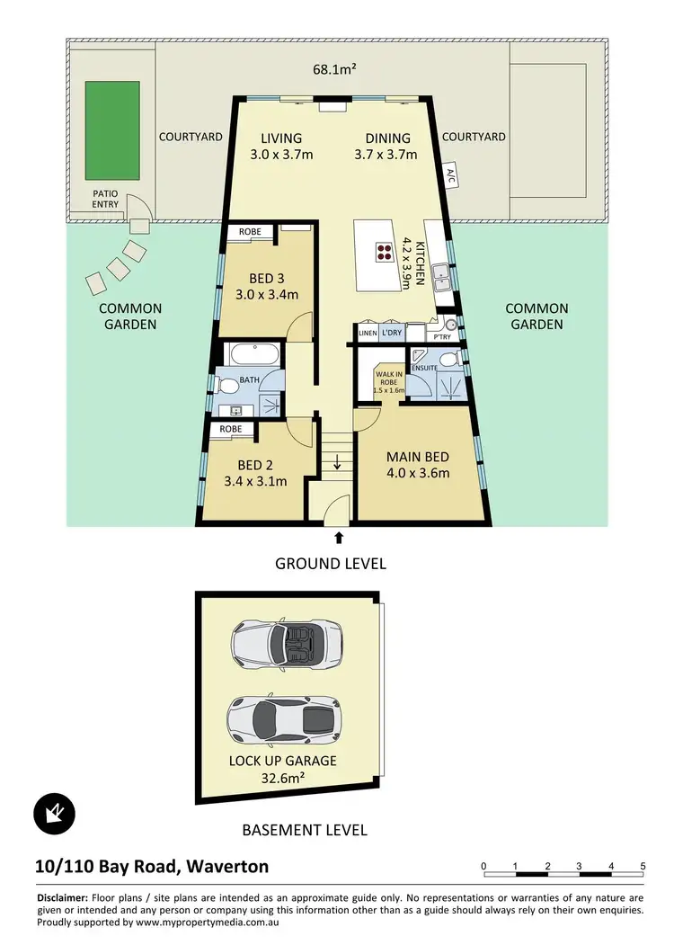 Floorplan of Homely apartment listing, 10/110 Bay Road, Waverton NSW 2060
