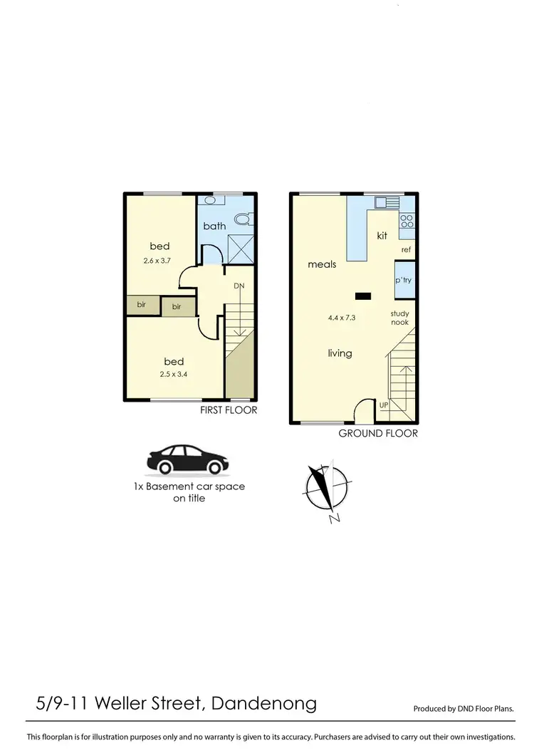 Floorplan of Homely apartment listing, 5/9-11 Weller Street, Dandenong VIC 3175