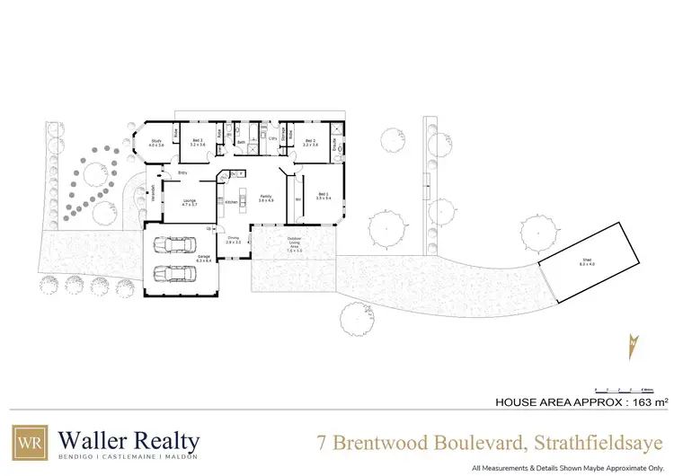 Floorplan of Homely house listing, 7 Brentwood Boulevard, Strathfieldsaye VIC 3551