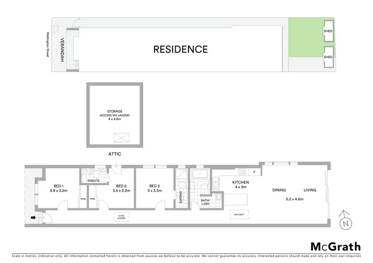 Floorplan of Homely house listing, 75 Wellington Street, Mascot NSW 2020