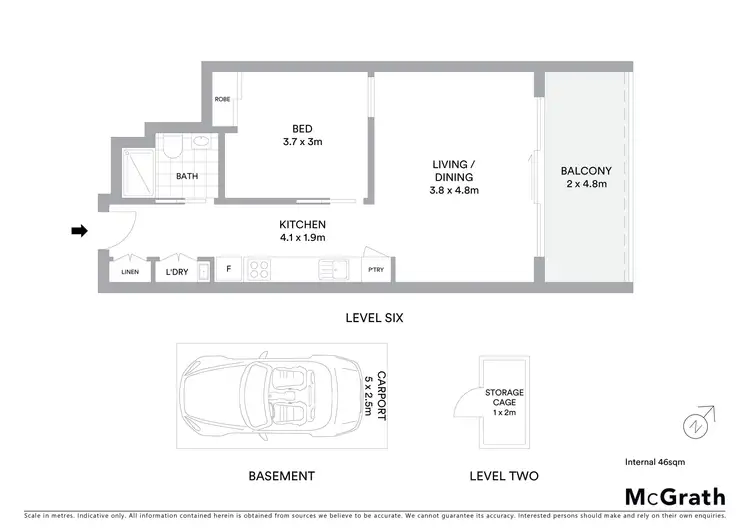 Floorplan of Homely apartment listing, 247/325 Anketell Street, Greenway ACT 2900