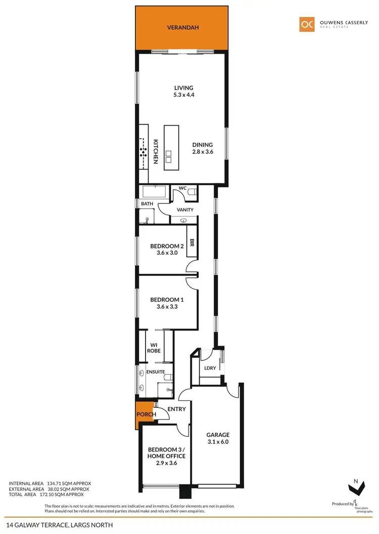 Floorplan of Homely house listing, 14A Galway Terrace, Largs North SA 5016