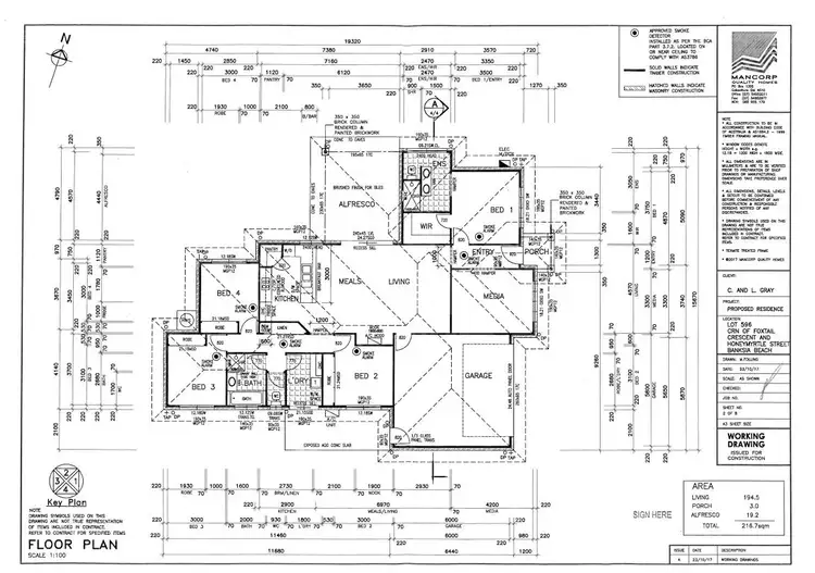 Floorplan of Homely house listing, 61 Foxtail Crescent, Banksia Beach QLD 4507