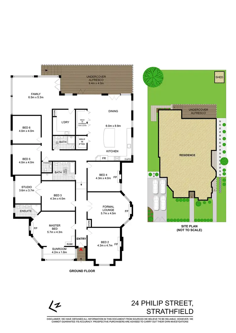 Floorplan of Homely house listing, 24 Philip Street, Strathfield NSW 2135