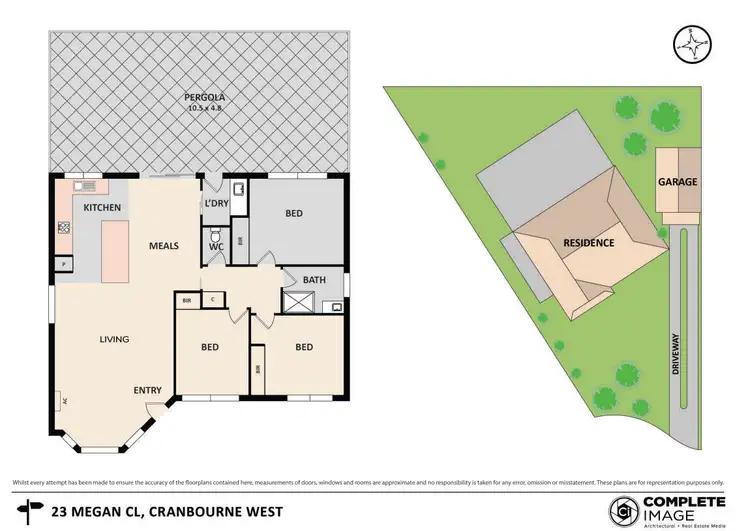 Floorplan of Homely house listing, 23 Megan Close, Cranbourne West VIC 3977
