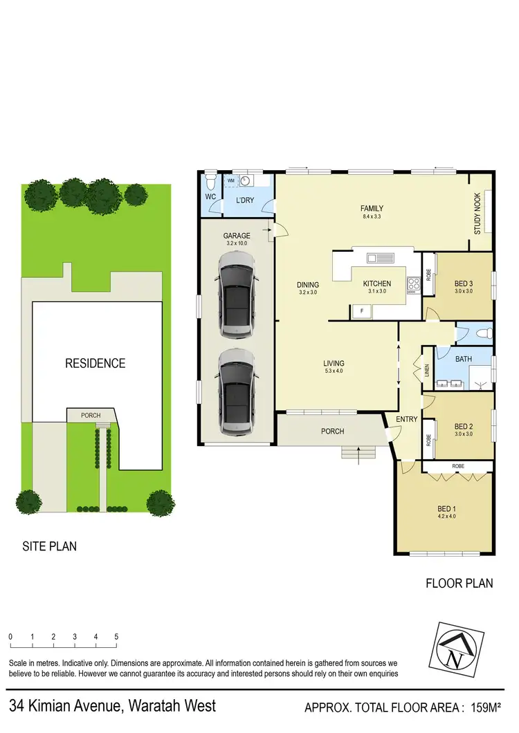 Floorplan of Homely house listing, 34 Kimian Avenue, Waratah West NSW 2298